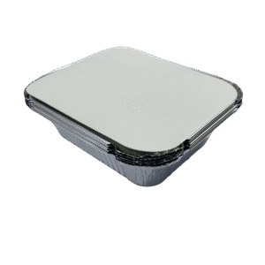 1042 ALUMINIUM CONTAINER WITH LID  - 40 PIECES