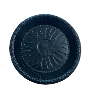 26" PLASTIC ROUND PLATE BLACK - 50 Pcs